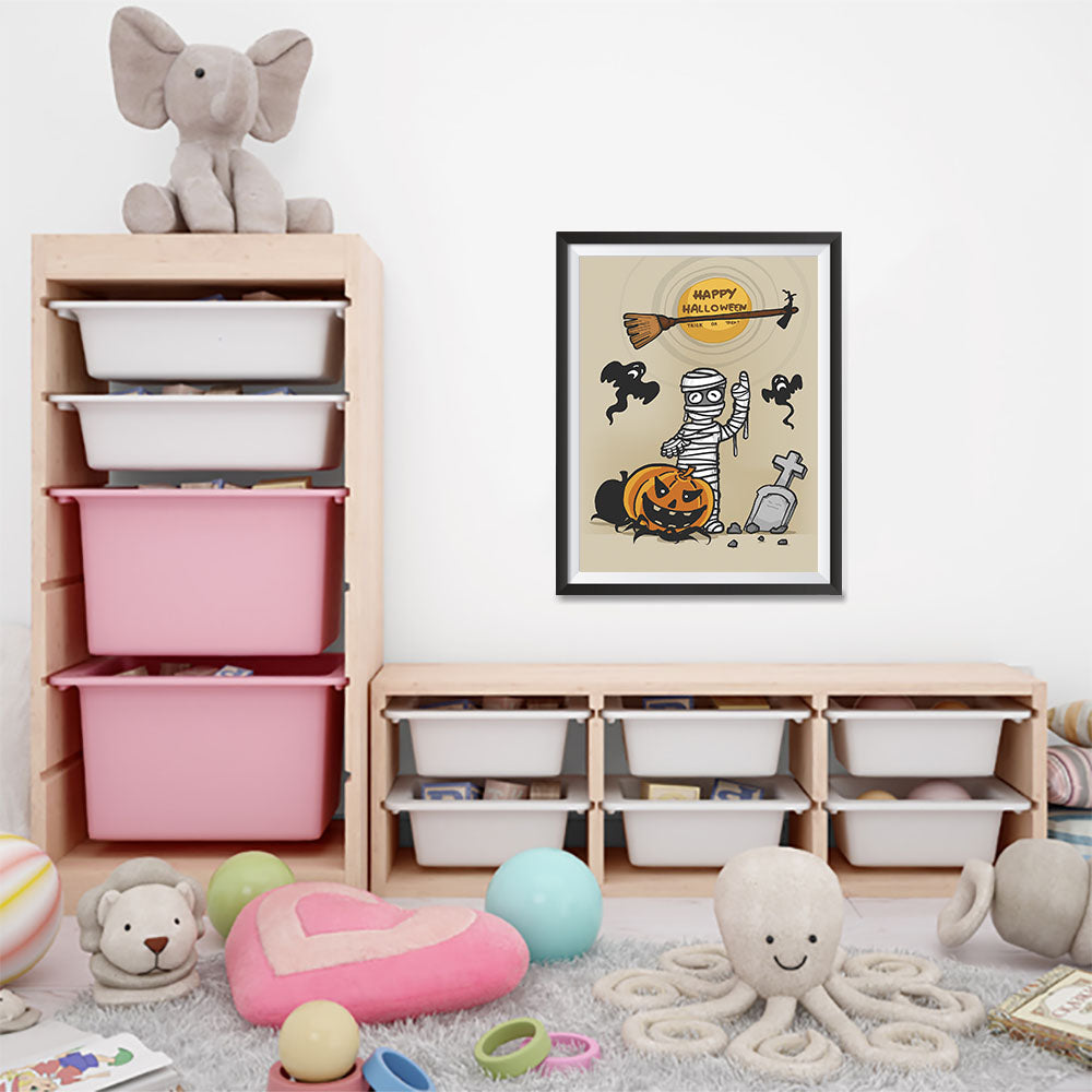 Get ready to s-p-o-o-k with a Halloween poster