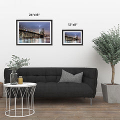 Ezposterprints - Brooklyn Bridge ambiance display photo sample