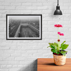 Ezposterprints - Ancient City Square in Italy - 12x08 ambiance display photo sample