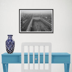 Ezposterprints - Ancient City Square in Italy - 18x12 ambiance display photo sample