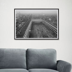 Ezposterprints - Ancient City Square in Italy - 24x16 ambiance display photo sample