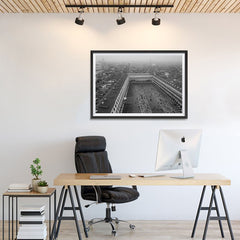 Ezposterprints - Ancient City Square in Italy - 36x24 ambiance display photo sample