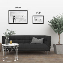 Ezposterprints - Birds On Wires ambiance display photo sample