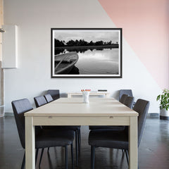 Ezposterprints - Boat In A Pond - 48x32 ambiance display photo sample