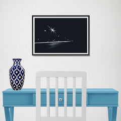 Ezposterprints - Highway At Night - 18x12 ambiance display photo sample
