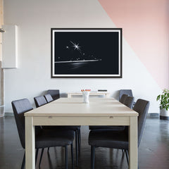 Ezposterprints - Highway At Night - 48x32 ambiance display photo sample
