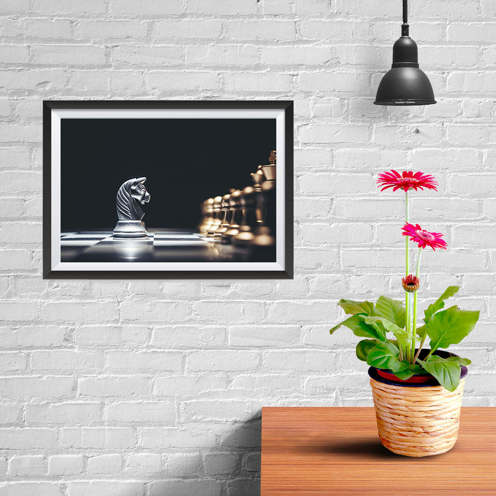 Ezposterprints - Knight Of Chess - 12x08 ambiance display photo sample