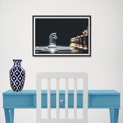Ezposterprints - Knight Of Chess - 18x12 ambiance display photo sample