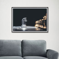 Ezposterprints - Knight Of Chess - 24x16 ambiance display photo sample