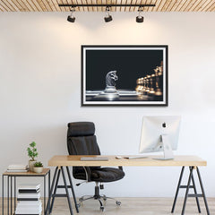 Ezposterprints - Knight Of Chess - 36x24 ambiance display photo sample