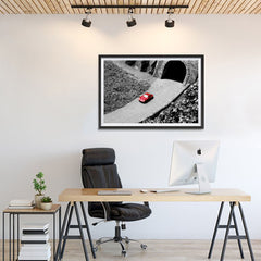 Ezposterprints - Red Miniature Car - 36x24 ambiance display photo sample