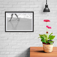 Ezposterprints - Walking On The Sand - 12x08 ambiance display photo sample