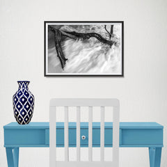 Ezposterprints - Wave Breaking Tree And Sand - 18x12 ambiance display photo sample