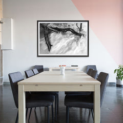 Ezposterprints - Wave Breaking Tree And Sand - 48x32 ambiance display photo sample