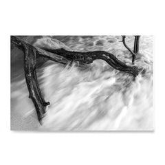 Ezposterprints - Wave Breaking Tree And Sand
