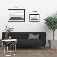 Ezposterprints - Wooden Bridge ambiance display photo sample