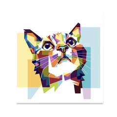 Ezposterprints - The Cat Hope - Cubism -  ambiance display photo sample