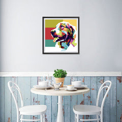 Ezposterprints - The Dog - Cubism - 16x16 ambiance display photo sample
