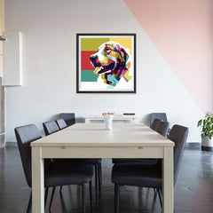 Ezposterprints - The Dog - Cubism - 32x32 ambiance display photo sample
