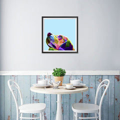 Ezposterprints - The Dog 2 - Cubism - 16x16 ambiance display photo sample