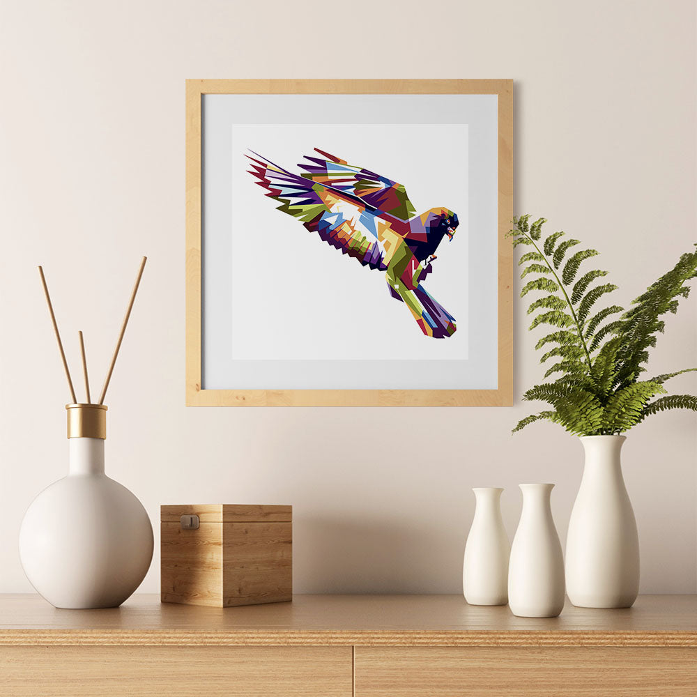 Ezposterprints - The Dove - Cubism - 12x12 ambiance display photo sample