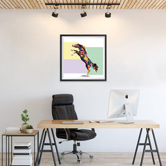 Ezposterprints - The Horse - Cubism - 24x24 ambiance display photo sample