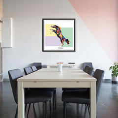 Ezposterprints - The Horse - Cubism - 32x32 ambiance display photo sample