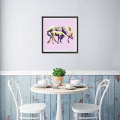 Ezposterprints - The Horse In Love - Cubism - 16x16 ambiance display photo sample