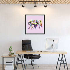 Ezposterprints - The Horse In Love - Cubism - 24x24 ambiance display photo sample