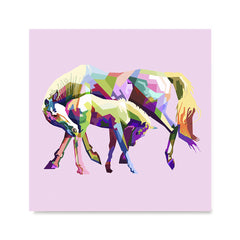 Ezposterprints - The Horse In Love - Cubism -  ambiance display photo sample