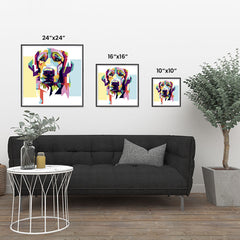 Ezposterprints - The Sad Dog - Cubism