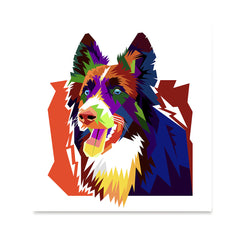 Ezposterprints - The Wolf - Cubism -  ambiance display photo sample