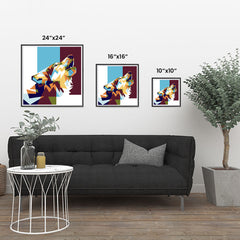 Ezposterprints - The Wolf 2 - Cubism