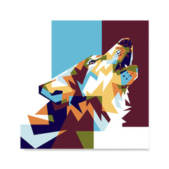 Ezposterprints - The Wolf 2 - Cubism -  ambiance display photo sample