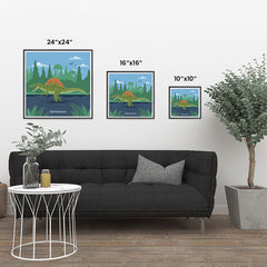 Ezposterprints - Spinosaurus - Prehistoric Animals, Dinosaur Illustrations Series ambiance display photo sample