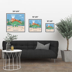 Ezposterprints - Stegosaurus - Prehistoric Animals, Dinosaur Illustrations Series ambiance display photo sample