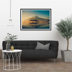 Ezposterprints - Mt Fuji at Dusk - 36x24 ambiance display photo sample