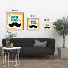 Ezposterprints - Super Dad | Father's Day Posters ambiance display photo sample