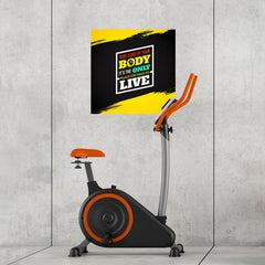 Ezposterprints - Take Care of Your Body | GYM Motivation Quotes - 24x24 ambiance display photo sample