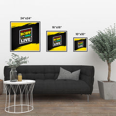 Ezposterprints - Take Care of Your Body | GYM Motivation Quotes ambiance display photo sample
