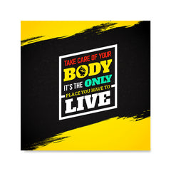 Ezposterprints - Take Care of Your Body | GYM Motivation Quotes