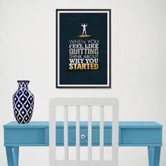 Ezposterprints - When You Feel | Gym Inspiration Motivation Quotes - 12x18 ambiance display photo sample