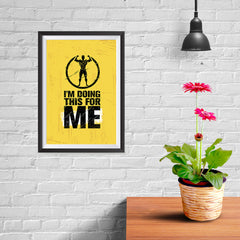 Ezposterprints - For Me | Gym Inspiration Motivation Quotes - 08x12 ambiance display photo sample
