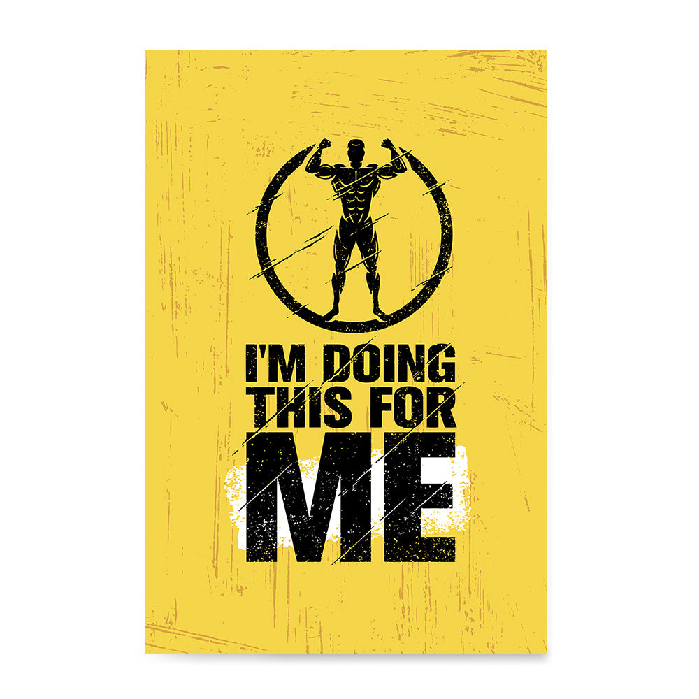 Ezposterprints - For Me | Gym Inspiration Motivation Quotes