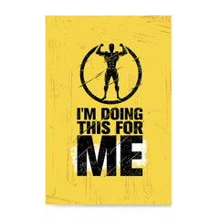 Ezposterprints - For Me | Gym Inspiration Motivation Quotes
