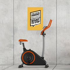 Ezposterprints - real Workout | Gym Inspiration Motivation Quotes - 16x24 ambiance display photo sample