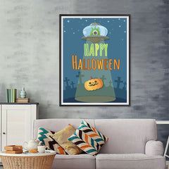 Ezposterprints - They're Out There Halloween Poster - 36x48 ambiance display photo sample