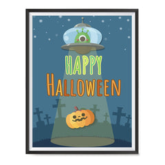 Ezposterprints - They're Out There Halloween Poster ambiance display photo sample
