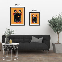 Ezposterprints - Paper Ornament Halloween Poster ambiance display photo sample