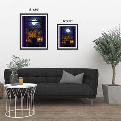 Ezposterprints - Sad Pumpkins Out There Halloween Poster ambiance display photo sample